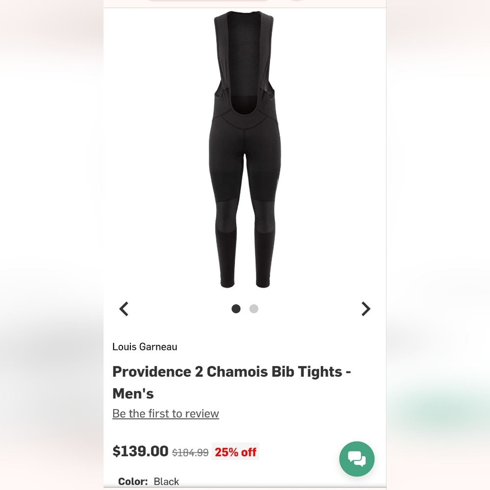 Louis GarneauProvidence 2 Chamois Bib Tights - Men's